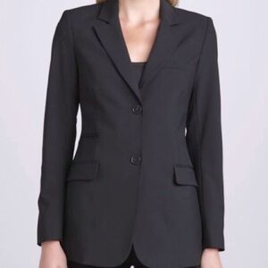 NWT Theory Rex V Suit Blazer Jacket Deep Navy Size 0